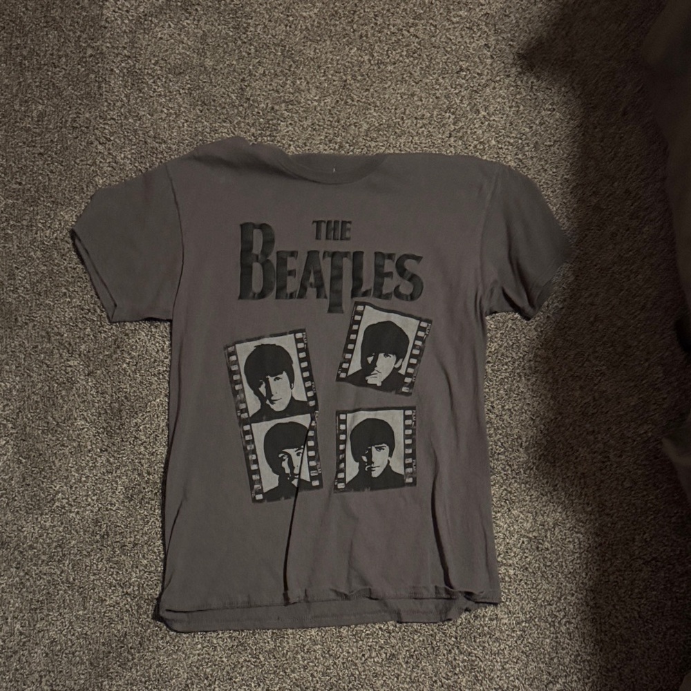The Beatles Gray Graphic Tee